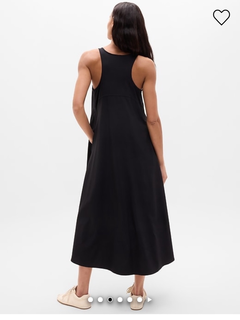 Athleta presidio traveler maxi dress, black  medium - Picture 3 of 6
